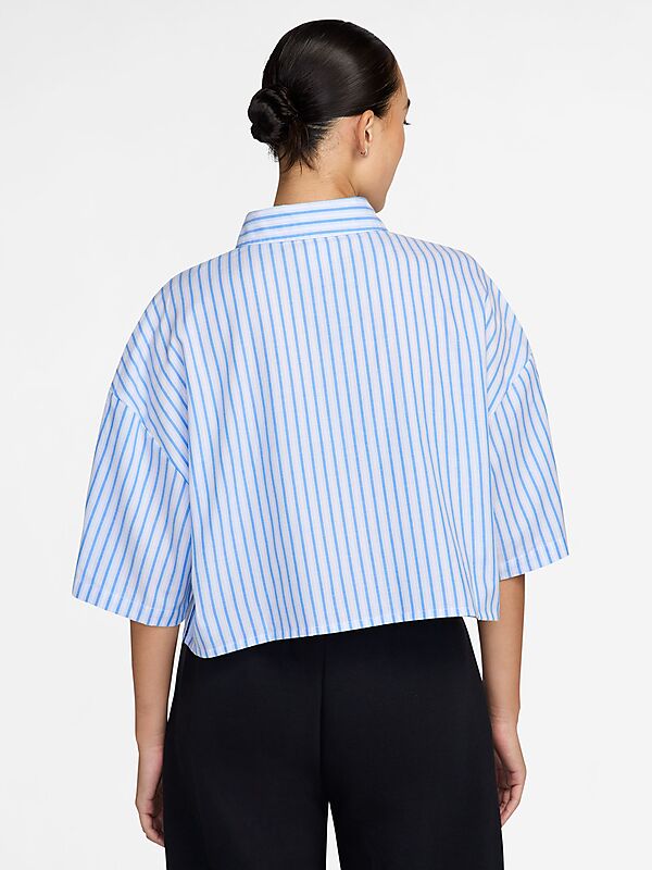 NIKE W CHILL POPLIN STRIPE SS på