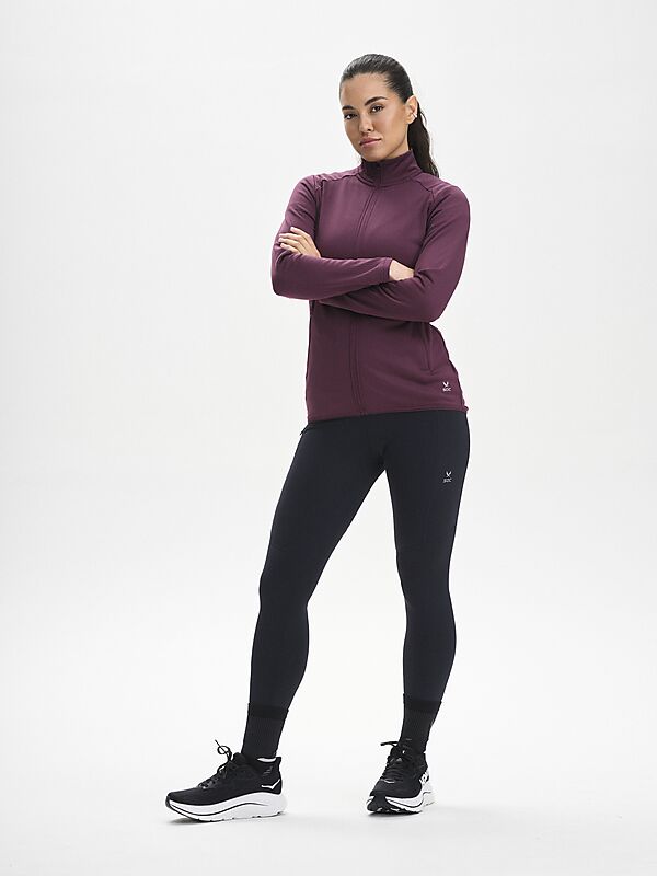SOC W Run Warm Up Zip på