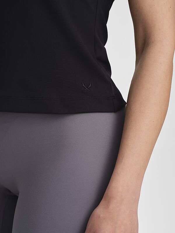 SOC W Soft Fitness Frill Top på